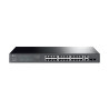 TP-Link Omada JetStream 28-port Gigabit Easy Smart preklopnik (Switch), 24x 10/100/1000 Mbps RJ45 PoE+ port,2x SFP fiber