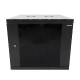 Canovate 12U 600x560x631 SINGLE zidni ormar s bočnim stranama koje se mogu otvoriti izvana, crni (WS3O-9-1265F)