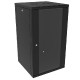 Canovate 21U 600x600x1022 SINGLE zidni ormar s bočnim stranama koje se mogu otvoriti izvana, crni (WS3O-9-2166F)