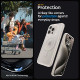 Spigen Ultra Hybrid MagSafe, frost natural titanium - iPhone 15 Pro