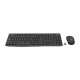 Logitech MK295 Silent bežična tipkovnica+miš, USB, tamnosiva (920-009809)