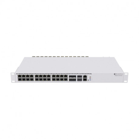 Mikrotik Cloud Router Switch CRS326-4C+20G+2Q+RM, 20x 2.5 GIGABIT Ethernet, 4x Combo ports ethernet 2.5G/10G SFP+, 2x 40