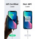 UGREEN zidni punjač 20W, USB-C, PD3.0/QC4.0, bijeli + USB-C/Lightning kabel 1.0m