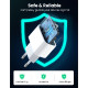 UGREEN zidni punjač 20W, USB-C, PD3.0/QC4.0, bijeli + USB-C/Lightning kabel 1.0m