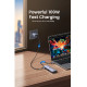 UGREEN 10-portni USB-C HUB 3×USB-A 3.0, 1xUSB- C PD, VGA, HDMI, 1xG-LAN, 1xSD, 1xTF, 3.5mm, sivi