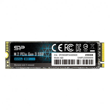 Silicon Power A60 256GB SSD M.2 2280 PCIe NVMe Gen3x4 