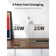 UGREEN Nexode Mini GaN II Tech zidni punjač 45W, 2×USB-C, PD3.0/QC 4.0, bijeli