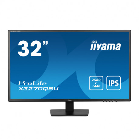 IIYAMA 32"  X3270QSU-B1 WQHD (2560x1440) IPS, 100Hz, 16:9, 3ms, 250 cd/m2, 1200:1, 1xHDMI/DP, 3xUSB-A, zvučnici, crni