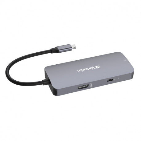 Verbatim CMH-05 Pro Multiport 5-portni USB-C HUB 1xHDMI, 1xRJ45, 2xUSB-A, 1xUSB-C PD		