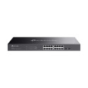 TP-Link Omada JetStream 16-port Gigabit L2+ upravljiv preklopnik (Switch), 16×10/100/1000M RJ45 ports, 2×SFP, 1U 19" rac