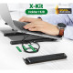UGREEN X-Kit stalak za prijenosnik 5-u-1 HUB USB Type C - 2x USB 3.2 Gen, HDMI 4K 30 Hz, 3D, SD/microSD čitač