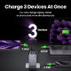 UGREEN Nexode Pro Mini FC zidni punjač 100W, 2x USB-C, USB-A, USB-C kabel, GaN, sivi
