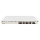Mikrotik CRS320-8P-8B-4S+RM, ARM 32bit Dual-Core 800 MHz CPU, 256MB RAM, 32MB, 1-8 PoE+(802.3af/at), 9-16 PoE++(802.3af/