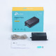 TP-Link PoE+ Injector Adapter, 1×Gbit PoE Port, 1×Gbit Non-PoE Port, 802.3at/af, Data+Power po istom kablu, do 100m, pla