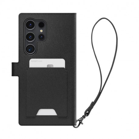Spigen Wallet S Plus, black zaštitna futrola za telefon - Samsung Galaxy S24 Ultra (ACS07308)