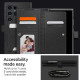 Spigen Wallet S Plus, black zaštitna futrola za telefon - Samsung Galaxy S24 Ultra (ACS07308)