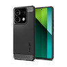 Spigen Rugged Armor, matte black - Xiaomi Redmi Note 13 Pro 5G / POCO X6 5G