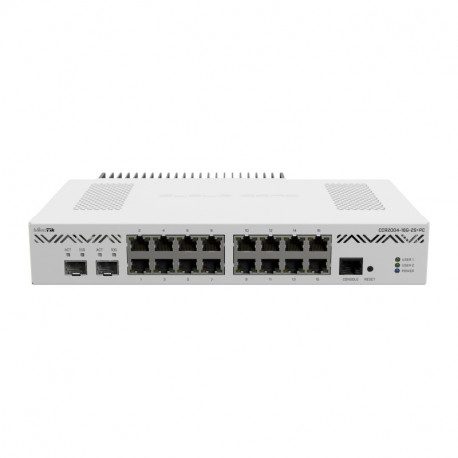 Mikrotik Cloud Core Router 2004-16G-2S+PC, Cortex A57 1.7GHz CPU, 4GB RAM, 128MB NAND,16×G-LAN, 2×SFP+, desktop kučište,