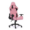 Bit Force KHAN F-2D igraća stolica s potpornim jastučićima, tkanina, 2D naslon za ruke, nosivost 150kg, rozo/crna