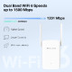 Mercusys AX1500 bežični pojačivač dometa (Range Extender) 300Mbps/1201Mbps (2.4GHz/5GHz), IEEE 802.11a/n/ac/ax, 1xGigabi