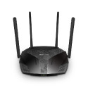 Mercusys MR80X AX3000 bežični usmjerivač (Dual-Band WiFi 6 Router) 574Mbps/2402Mbps (2.4GHz/5GHz), 802.11ax/ac/a/b/g/n, 3×G-L
