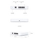 Ubiquiti UniFi 5-Port full-managed Multi-Gigabit-Layer-2-Switch, PoE support, 4x 10 Gbit/s Ethernet, 1x Gigabit Ethernet