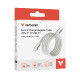 Verbatim Sync & Charge Magnetic kabel USB-C na USB-C 100W 120 cm - sivi