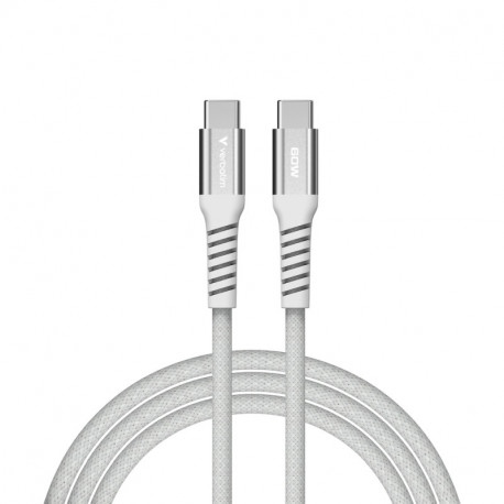Verbatim Sync & Charge Magnetic kabel USB-C na USB-C 60W  120 cm - sivi