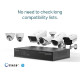 TP-Link PoE+ Network video snimač, 8 kanala, 8x10/100 Mbps PoE+ Ports, H.265+/H.265/ H.264+/H.264, 8MP, 10TB HDD, 1×SATA