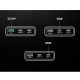 UGREEN Nexode Pro Ultra-Slim zidni punjač 65W, 2x USB-C, USB-A, GaNInfinity, sivi