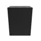 Canovate 15U 600x450x765 SINGLE zidni ormar s bočnim stranama koje se mogu otvoriti izvana, crni (WS3O-9-156DF)