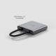 TP-Link 3-portni USB-C HUB 1xUSB-A, 1xUSB-C PD, 1x HDMI 4K 60Hz, crni 