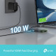 TP-Link 5-portni USB-C HUB 2xUSB-A, 1xUSB-C, 1xUSB-C PD, 1x HDMI 4K 60Hz, crni 