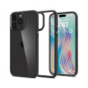 Spigen Crystal Hybrid, matte black - iPhone 15 Pro Max (ACS06449)
