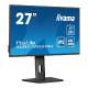 IIYAMA 27" ProLite XUB2792UHSU-B6 4K UHD (3840x2160) IPS, 60Hz, 16:9, 4ms, 350cd/m2, 1300:1,  Pivot, 4ms, 350cd/m2, 1xHD