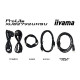IIYAMA 27" ProLite XUB2792UHSU-B6 4K UHD (3840x2160) IPS, 60Hz, 16:9, 4ms, 350cd/m2, 1300:1,  Pivot, 4ms, 350cd/m2, 1xHD