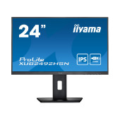 IIYAMA 24" XUB2492HSN-B5 FHD (1920x1080) IPS, 75Hz, 16:9, 4ms, 250 cd/m2, 1000:1, 2xUSB-A, 1xUSB-C, 1xHDMI/DP, zvučnici,