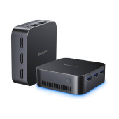 BLACKVIEW MP80 Mini PC, Intel Alder Lake N97, 16GB LPDDR5, 512GB SSD, Intel UHD, Wi-Fi 5, bluetooth 4.2, 3xHDMI, 3xUSB, 