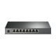 TP-Link Omada JetStream 8-port Gigabit Smart PoE+ preklopnik (Switch), 8×10/100/1000M RJ45 ports, 4×PoE+ ports (64W)