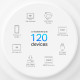 TP-Link AX1500 Deco X10 (3-pack) Mesh Wi-Fi 6 Dual-Band, 300 Mbps/1201 Mbps (2,4GHz/5GHz) 2×Gigabit port, Deco App