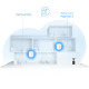 TP-Link AX1500 Deco X10 (3-pack) Mesh Wi-Fi 6 Dual-Band, 300 Mbps/1201 Mbps (2,4GHz/5GHz) 2×Gigabit port, Deco App