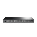 TP-Link 48-port Omada Gigabit Managed preklopnik (Switch) L2+, 48×G-LAN, 4×10G SFP+, 1×RJ45/1×Micro-USB console port, 1U 19" 