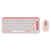 LOGITECH POP ICON COMBO - ROSE - US INT'L - BT  - INTNL-973