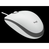 Logitech M100 žičani optički miš, bijela