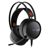 CANYON INTERCEPTOR GH-8A, Gaming headset 3.5mm jack plus USB connector for LED backlight, adjustable