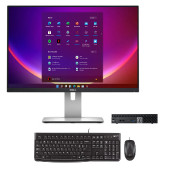 Dell Optiplex 7070 micro i5-9500, 16GB, 512GB SSD + Dell U2415 24'' + Logitech MK-120