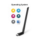 TP-Link AC600 Archer T2U Plus bežični High-Gain Dual-Band USB adapter 200Mbps/433Mbps (2.4GHz/5GHz), 802.11a/b/g/n/ac, 5