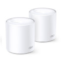 TP-Link AX1800 Deco X20 (2-pack), Dual-Band Mesh Wi-Fi 6, 574Mbps/1201Mbps (2.4GHz/5GHz), 802.11ax/ac/n/a/b/g, 2×G-LAN, 