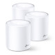 TP-Link AX1800 Deco X20 (3-pack), Dual-Band Mesh Wi-Fi 6, 574Mbps/1201Mbps (2.4GHz/5GHz), 802.11ax/ac/n/a/b/g, 2×G-LAN, 