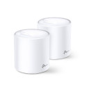 TP-Link AX5400 Deco X60 (2-pack), Dual-Band Mesh Wi-Fi 6, 574Mbps/2402Mbps (2.4GHz/5GHz), 802.11ax/ac/n/a/b/g, 2×G-LAN, 